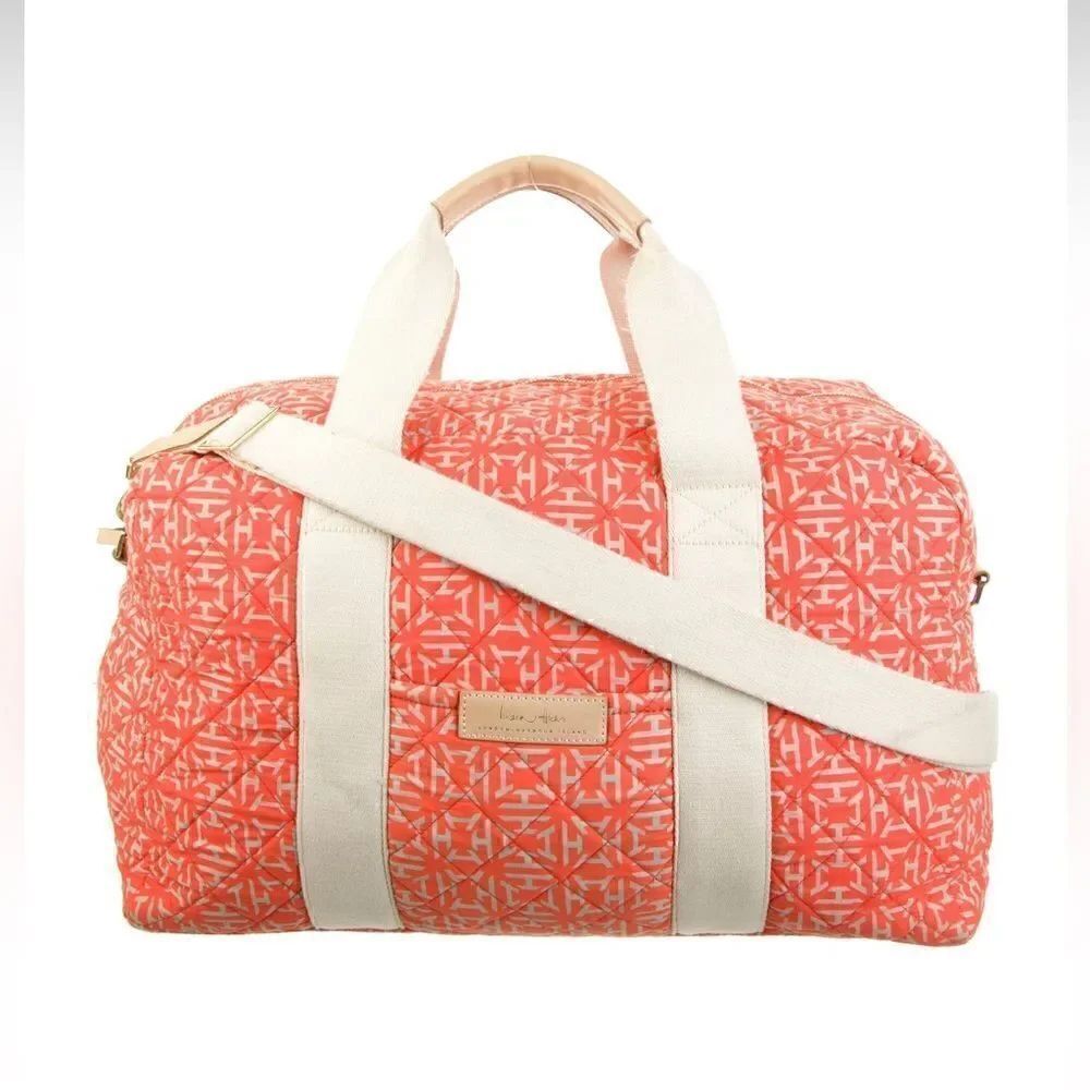 India Hicks Riviera Duffel - Poppy Red - NEW